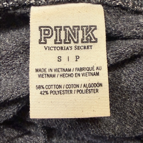 VTG* VS Pink Boyfriend Sweatpants sz S - Picture 6 of 6